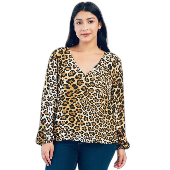 Show me your mumu chelsey top animal print MEDIUM - Picture 1 of 9